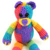 Crochet Rainbow Teddy Bear