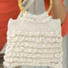 Crochet Ruffle Purse