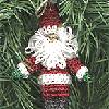 Crochet Santa Ornament