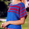 Crochet Summre Striped Shirt
