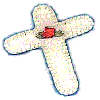 Cross Felt Ornament