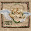 Cross Stitch Angel Ornament