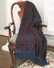 Crossed Panel Crochet Afghan