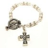 Crystal Pearl Prayer Bracelet