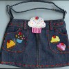 Cupcake Jean Purse