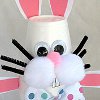Cute Styrofoam Cup Bunny