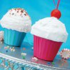 Cupcake Textured Painted Ornaments from DecoArt