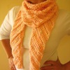Diagonal Baktus Lace Scarf