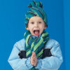 Diagonal Knit Hat and Scarf