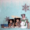 Dreaming of a White Christmas Scrapbook Layout