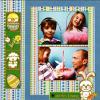 Easter Bunny Scrapbook Layout