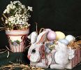 Easter Gifts Bunny Box and Flower Pot