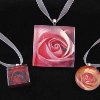 Elegant Glass Charm Necklace