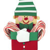 Elf Candy Cane Holder