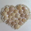 Embossing Powder Pearl Buttons