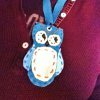 Fabric Owl PendantFabric Owl Pendant