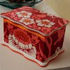 Fabric Floral Trinket Box