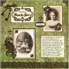 Family Story Scrapbook Layout