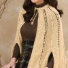 Fashionable Knitted Cape