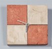 faux stone clock