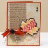 Festive DieCut Twine Leaves