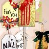  Festive Holiday Tags