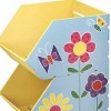 Floral Vegetable Storage Crates