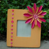 Paper Flower and Button Frame