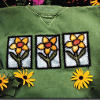 Flower Applique Sweatshirt
