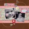 Flower Patch Cutie Scrapbook Layout