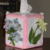 Flower Picture Frame Tissue Box Cover