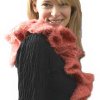 Fluffy Ruffle Potato Chip Scarf