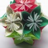 Folded Flower Ball Ornament