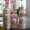 Forged Foil Photo Frame and Glass Bottles