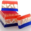Fourth of July Layered Soap