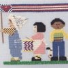 Fourth of July Marching Cross Stitch