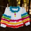 Fuzzy Rainbow Sweater