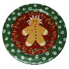Gingerbread Man Painted Plate