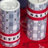Gingham Salt and Pepper Shaker