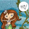 Glittering Mermaid Greeting Card