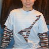 Guitar Reverse Applique Shirt