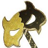 Gold Devil Hallowen Mask