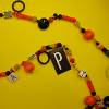 Happy Halloween Rolled Beads Necklace