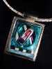 Hammered Metal Chain and Friendly Plastic Pendant