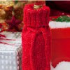 Happy Holiday Turtleneck Bottle Cozy