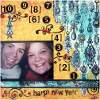 Happy New Year Scrapbook Layout