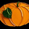 Harvest Glass Pumpkin