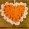Mini Crochet Heart Ornament