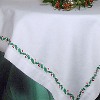 Embroidered Holly Tablecloth