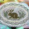 Hoppy Easter CrossStitch Token
